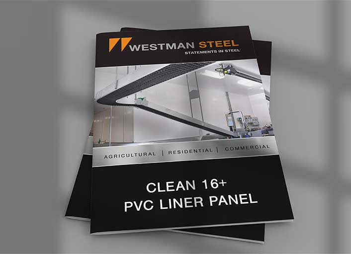 Westman Steel - Panneau de Revêtement PVC Clean 16+©