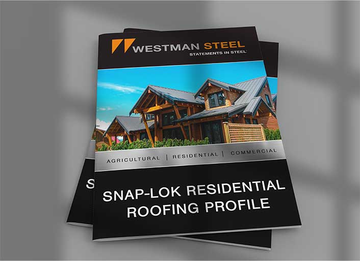 Westman Steel - Profil de Toiture Résidentielle SNAP-LOK